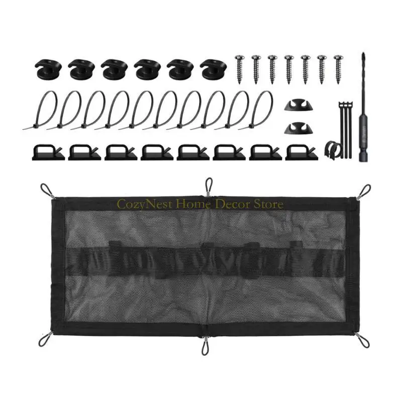 92MF Practical Under Desk Cable Management Mesh Organizers for Efficient Wire Storage and Safety in Homes or Office
92MF Practical Under Desk Cable Management Mesh Organizers for Efficient Wire Storage and Safety in Homes or Office