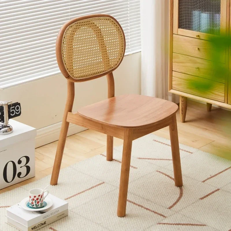 Kitchen Nordic Dining Chairs Rattan Wooden Balcony Outdoor Dining Chairs Feature Modern Sillas Comedor Home Furniture SR50DC
Kitchen Nordic Dining Chairs Rattan Wooden Balcony Outdoor Dining Chairs Feature Modern Sillas Comedor Home Furniture SR50DC