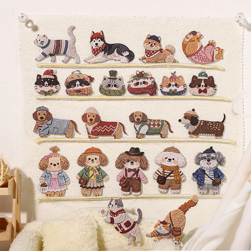 1/2 упаковки Оригинальный набор наклеек-карточек серии Dag and Cat Wardrobe с пушистой текстурой, материал для колажей в дневнике, милые стикеры
1/2 упаковки Оригинальный набор наклеек-карточек серии Dag and Cat Wardrobe с пушистой текстурой, материал для колажей в дневнике, милые стикеры