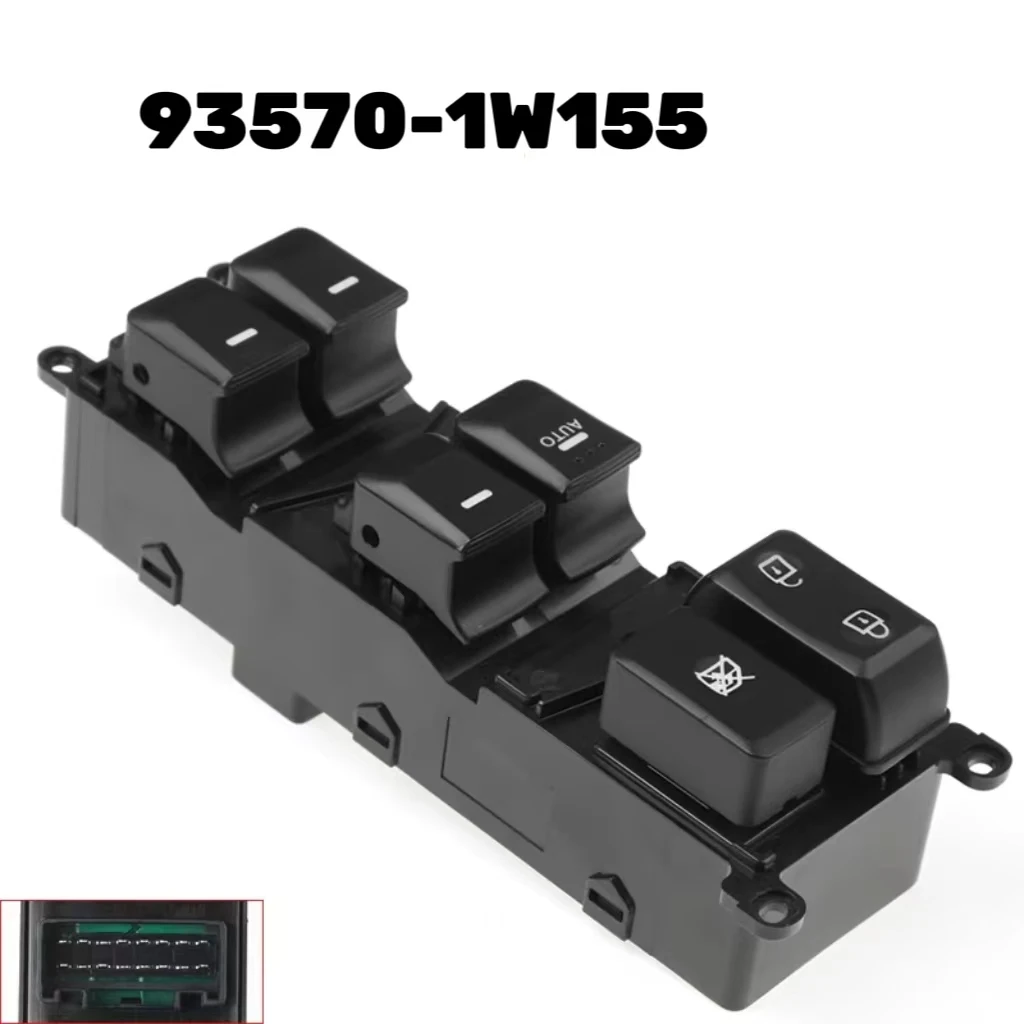 93570-1W155 For 2012-2015 KIA RIO 4Door Front Left Control Power Lifter Window Switch 16 Pins
93570-1W155 For 2012-2015 KIA RIO 4Door Front Left Control Power Lifter Window Switch 16 Pins