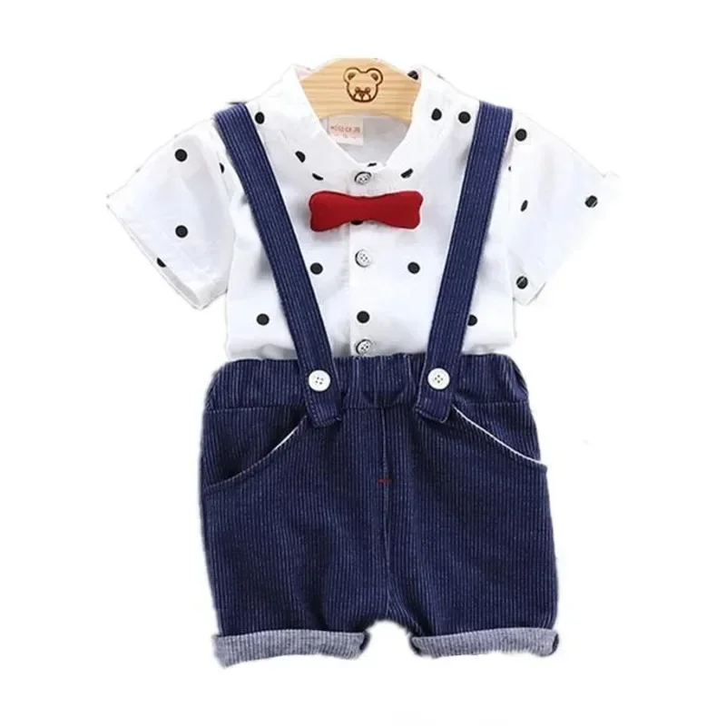 New Summer Baby Clothes Suit Children Boys Short Sleeve Shirt Overalls 2Pcs/sets Toddler Clothing Infant Costume Kids Tracksuits
New Summer Baby Clothes Suit Children Boys Short Sleeve Shirt Overalls 2Pcs/sets Toddler Clothing Infant Costume Kids Tracksuits