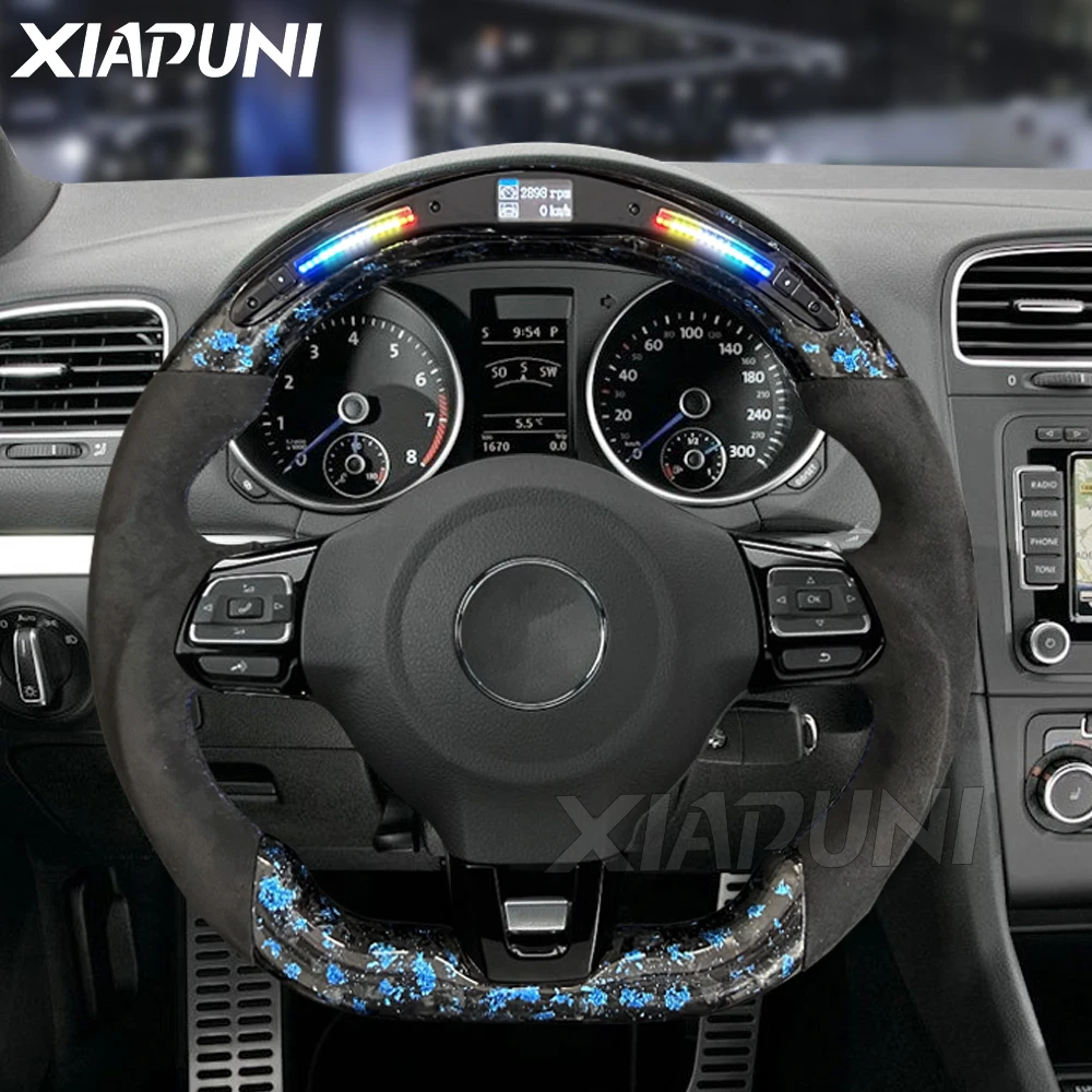Customized Steering Wheel Fit For VW Golf 6 MK6 GTI R Scirocco Polo Passat 2008-2014 Forge Carbon RPM LED Racing Wheel
Customized Steering Wheel Fit For VW Golf 6 MK6 GTI R Scirocco Polo Passat 2008-2014 Forge Carbon RPM LED Racing Wheel