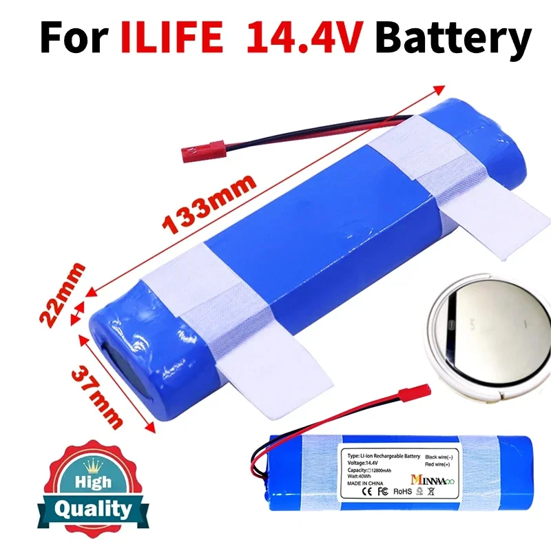 Original For ILIFE V3 plus v5s pro v5spro X750 v3s pro 14.8V 12800mAh Rechargeable Battery Robotic Cleaner accessories parts
Original For ILIFE V3 plus v5s pro v5spro X750 v3s pro 14.8V 12800mAh Rechargeable Battery Robotic Cleaner accessories parts