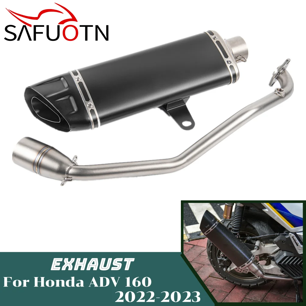 ADV 160 Exhaust Pipe Black Stainless Steel Long Type For Honda ADV160 2022 2023 Motorcycle Stainless Steel Acccessories
ADV 160 Exhaust Pipe Black Stainless Steel Long Type For Honda ADV160 2022 2023 Motorcycle Stainless Steel Acccessories