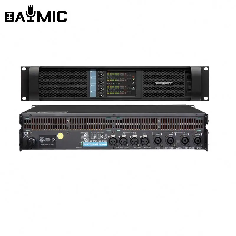 Professional 4 Channel Fp10000q FP 10000q 2500W*4 Power Amplifier 10000W For Pa Subwoofer And Big Speaker
Professional 4 Channel Fp10000q FP 10000q 2500W*4 Power Amplifier 10000W For Pa Subwoofer And Big Speaker