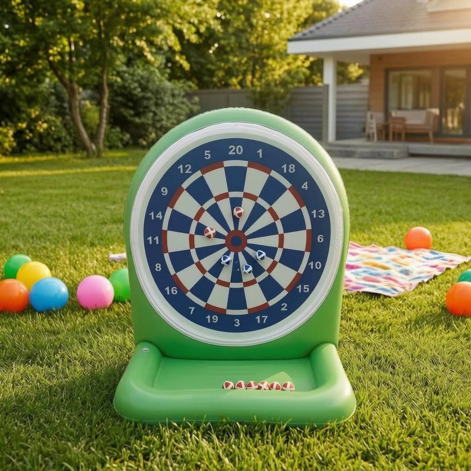 Inflatable Dartboard PVC-Style Inflatable Target Board Freestanding Target Game Indoor Outdoor Use Play Equipment Easy Setup
Inflatable Dartboard PVC-Style Inflatable Target Board Freestanding Target Game Indoor Outdoor Use Play Equipment Easy Setup