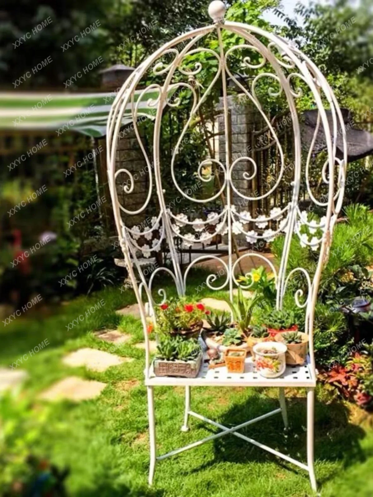 European wrought iron, leisure chair, balcony, courtyard princess chair, vine climbing chair, balloon type, park chair
European wrought iron, leisure chair, balcony, courtyard princess chair, vine climbing chair, balloon type, park chair