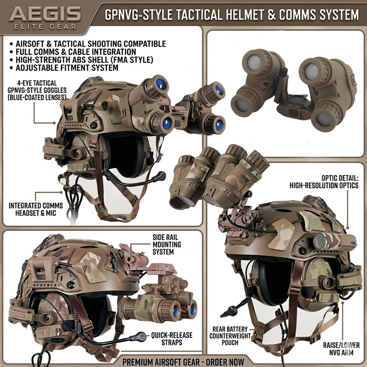 Full Set SF High Cut FAST Tactical Helmet GPNVG-18 Side Flipping Night Vision Goggles Airsoft Paintball Shooting Protective Gear
Full Set SF High Cut FAST Tactical Helmet GPNVG-18 Side Flipping Night Vision Goggles Airsoft Paintball Shooting Protective Gear