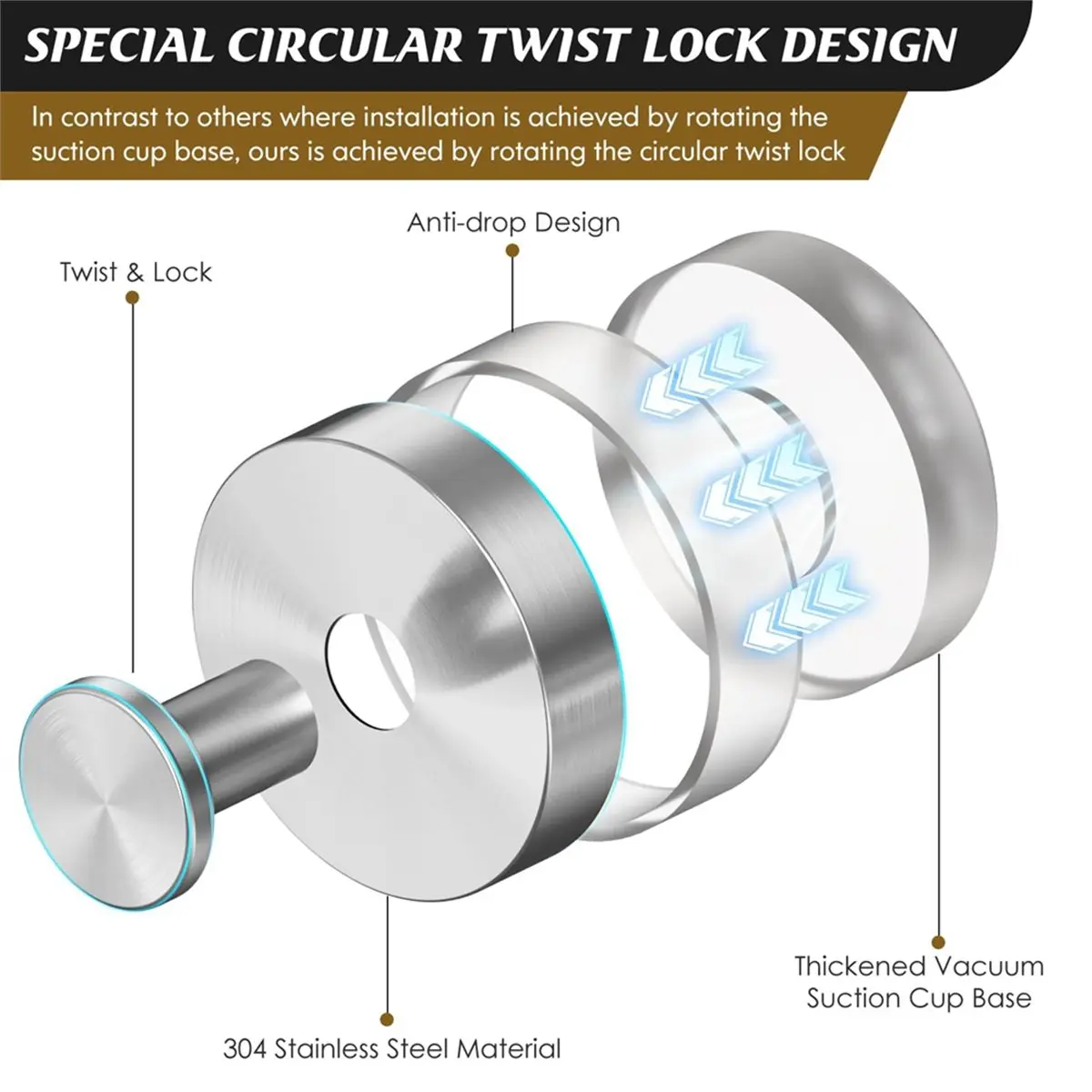 НОВЫЕ крючки на присоске для душа, крючок без перфорации из нержавеющей стали, съемная вешалка без дрели, подвесной халат для душа, держатель для полотенец
НОВЫЕ крючки на присоске для душа, крючок без перфорации из нержавеющей стали, съемная вешалка без дрели, подвесной халат для душа, держатель для полотенец