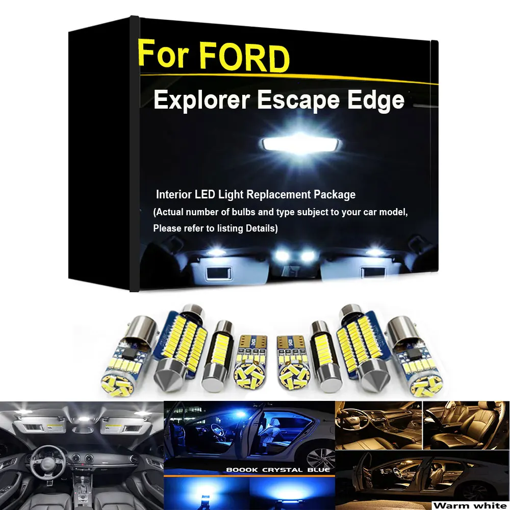 Interior LED Light Kit For FORD Explorer Escape Edge 1991 1997 2006 2009 2010 2013 2015 2018 2019 2020 Auto Part
Interior LED Light Kit For FORD Explorer Escape Edge 1991 1997 2006 2009 2010 2013 2015 2018 2019 2020 Auto Part