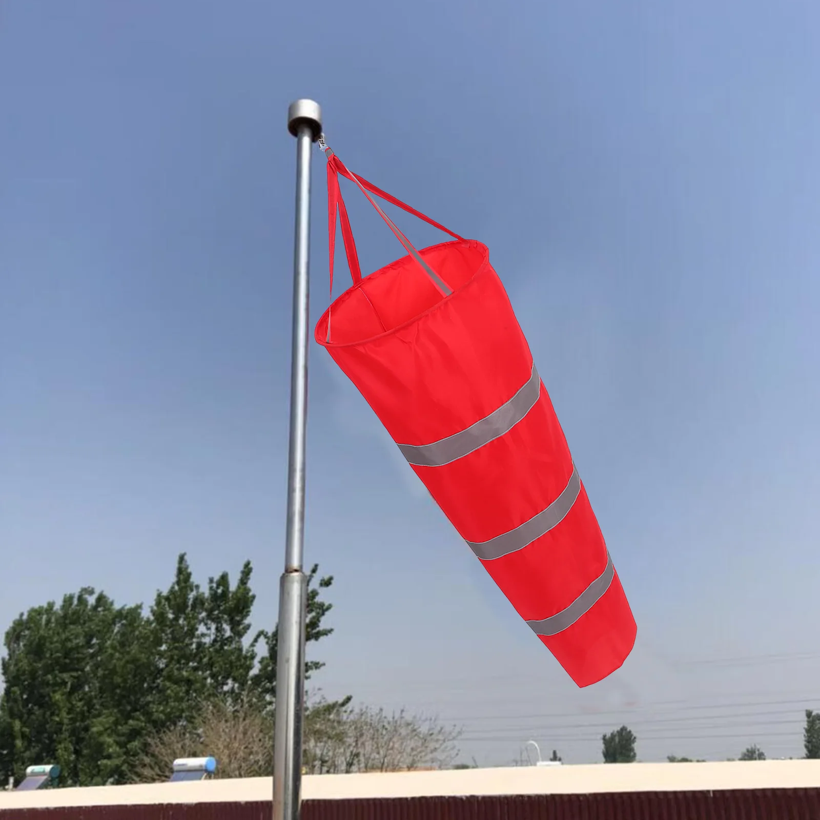 Reflective Wind Indicator Flag 100cm Waterproof Oxford Cloth Windsock Holder Outdoor Miniature Flags Weatherproof Garden Decor
Reflective Wind Indicator Flag 100cm Waterproof Oxford Cloth Windsock Holder Outdoor Miniature Flags Weatherproof Garden Decor