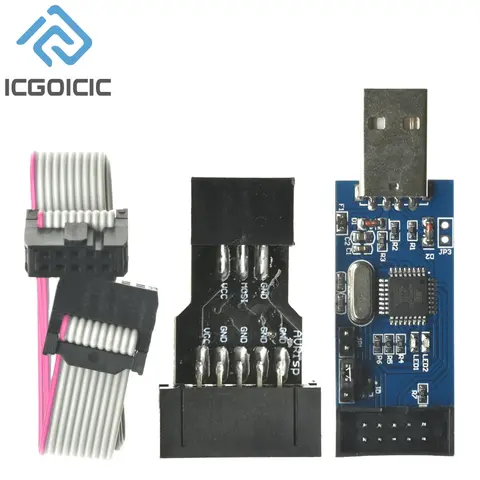 USBASP AVRISP AVR Programmer AVR ISP USB ASP ATMEGA8 ATMEGA128 Support Win7 64 Board