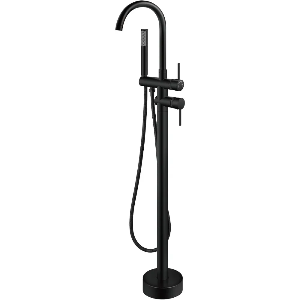 Aolemi Freestanding Bathtub Faucet with High Flow Shower Mixer and Swivel Gooseneck
Aolemi Freestanding Bathtub Faucet with High Flow Shower Mixer and Swivel Gooseneck