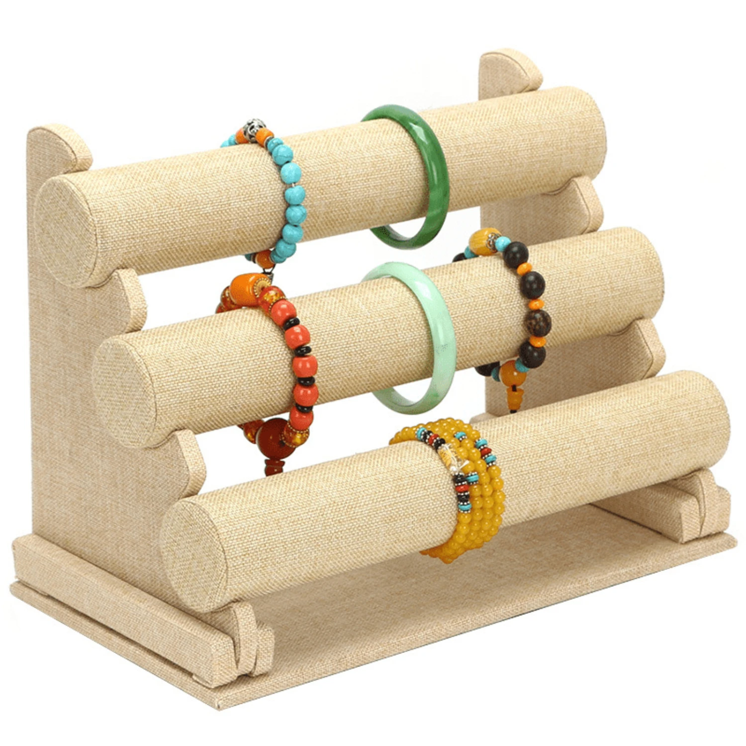 Flannelette Bracelet & Watch Display Stand - Jewelry Organizer for Bangles, Watches, and Accessories - No Electricity Needed - A
Flannelette Bracelet & Watch Display Stand - Jewelry Organizer for Bangles, Watches, and Accessories - No Electricity Needed - A