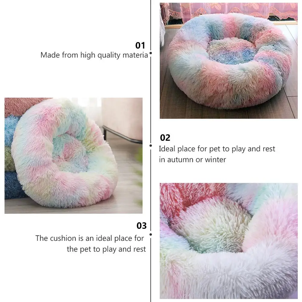 Winter Pet Nest Round Bed Warm Cushion for Dogs Cats Beds Indoor Play Rest Home Pet Supplies Soft Cozy Comfortable Mat
Winter Pet Nest Round Bed Warm Cushion for Dogs Cats Beds Indoor Play Rest Home Pet Supplies Soft Cozy Comfortable Mat