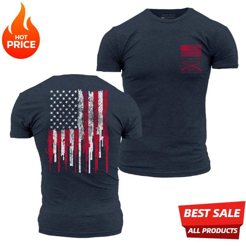 Grunt Style This We'll Defend Flag 2.0 Men's T-Shirt Versatile Trendy Top T-shirt Printing Men's Half-sleeved Base Tshirt
Grunt Style This We'll Defend Flag 2.0 Men's T-Shirt Versatile Trendy Top T-shirt Printing Men's Half-sleeved Base Tshirt