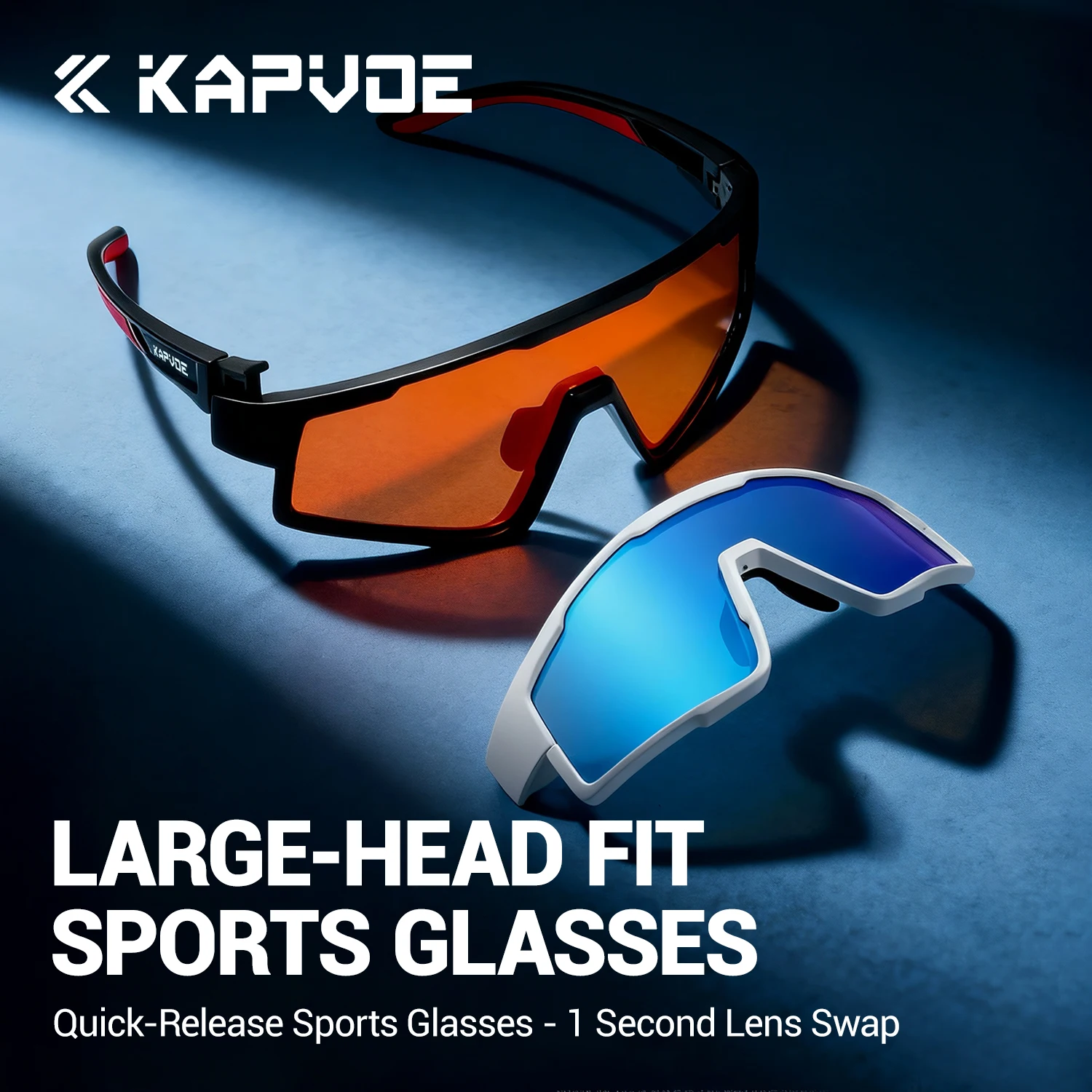 KAPVOE Interchangeable-Lens Sports Sunglasses Outdoor Glasses for Cycling Mountaineering Hiking and Camping Day Night Use UV400
KAPVOE Interchangeable-Lens Sports Sunglasses Outdoor Glasses for Cycling Mountaineering Hiking and Camping Day Night Use UV400