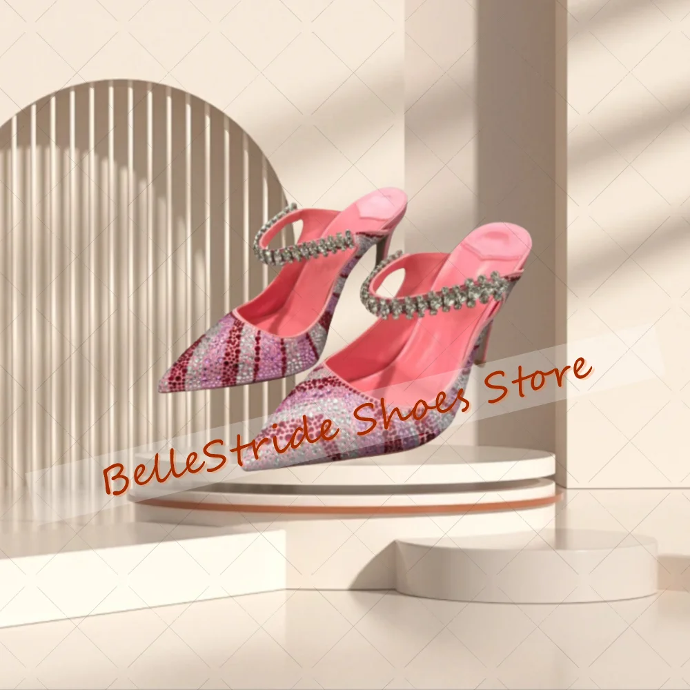 Colorful Crystal Sandals Slippers Pointed Toe Women Shoes Stilettos High Heels Party Banquet Dating 2025 Zapatos Para Mujere
Colorful Crystal Sandals Slippers Pointed Toe Women Shoes Stilettos High Heels Party Banquet Dating 2025 Zapatos Para Mujere