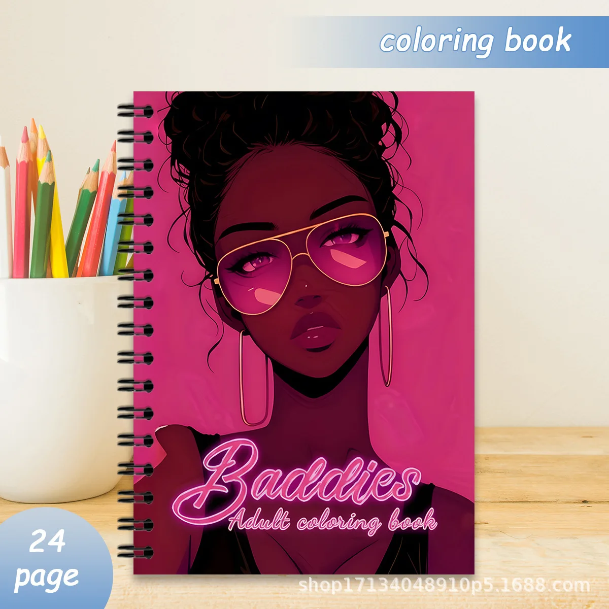 A4 Spiral Bound Ladies Comic Coloring Book for Adults 24 Pages Everyday Girl Scenes Relaxing Art Therapy Gift
A4 Spiral Bound Ladies Comic Coloring Book for Adults 24 Pages Everyday Girl Scenes Relaxing Art Therapy Gift