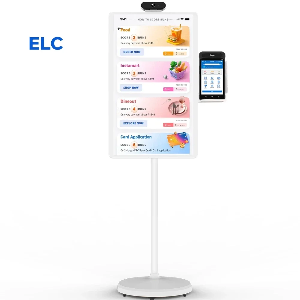 Touch Screen Kiosk Restaurant Pos System Android 13 8+128GB RK3588S2 Menu Restaurant Tablet Kiosk Portable Smart Android Tablet
Touch Screen Kiosk Restaurant Pos System Android 13 8+128GB RK3588S2 Menu Restaurant Tablet Kiosk Portable Smart Android Tablet