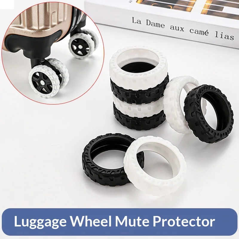 8PCS Silicone Protective Cover For Suitcase Wheels Silent Swivel Wheels Anti-damage Travel Bag Shock Absorption Wear-resistant
8PCS Silicone Protective Cover For Suitcase Wheels Silent Swivel Wheels Anti-damage Travel Bag Shock Absorption Wear-resistant