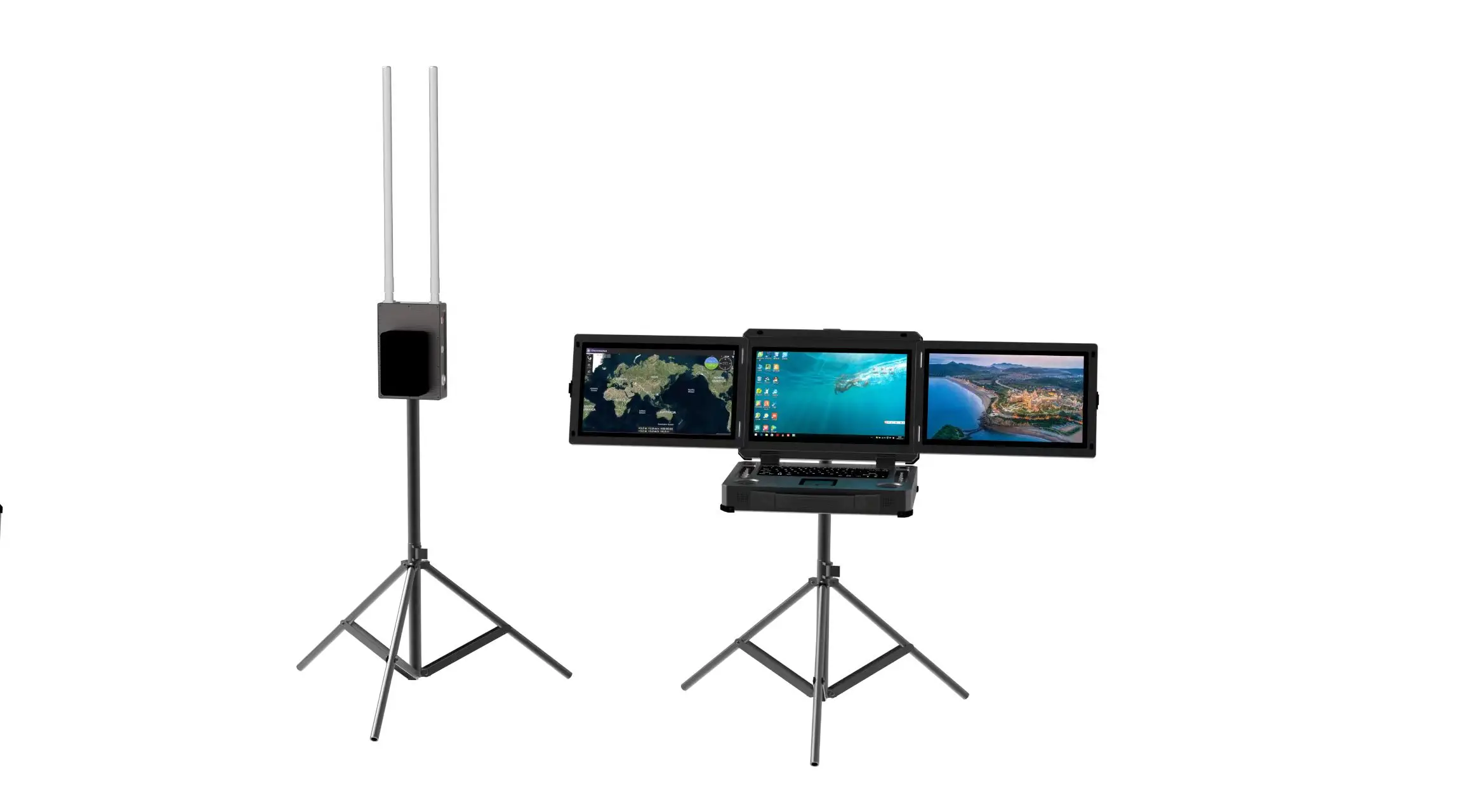 Fixed Wing Remote Wireless Mesh Network FPV Aircraft Secure Communication Video Transmitter Triple-screen Ground Control Station
Fixed Wing Remote Wireless Mesh Network FPV Aircraft Secure Communication Video Transmitter Triple-screen Ground Control Station