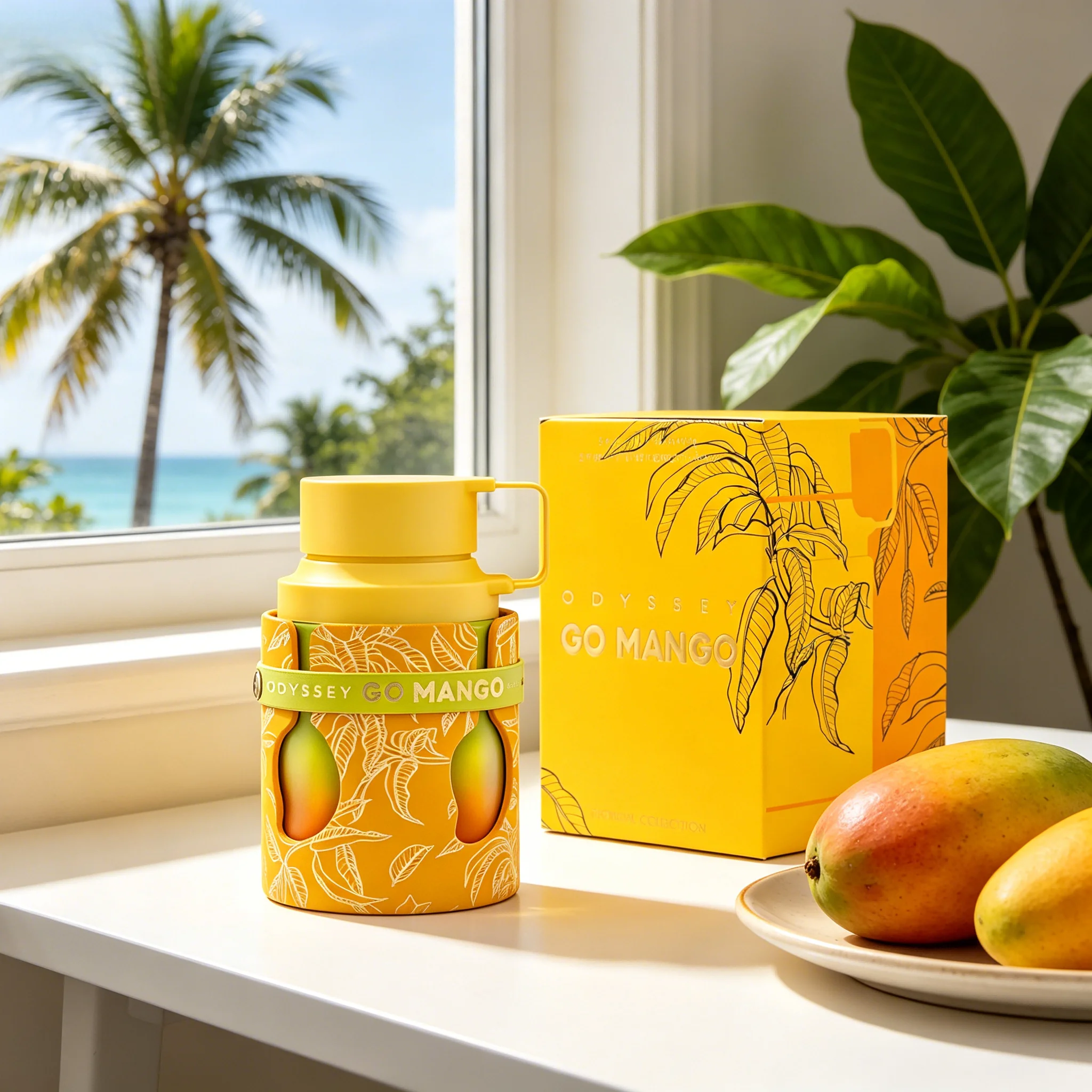 Armaf Odyssey Go Mango Eau De Parfum Spray - Tropical Fruity Woody Amber Vanilla Long-Lasting Unisex Fragrance Collection
Armaf Odyssey Go Mango Eau De Parfum Spray - Tropical Fruity Woody Amber Vanilla Long-Lasting Unisex Fragrance Collection