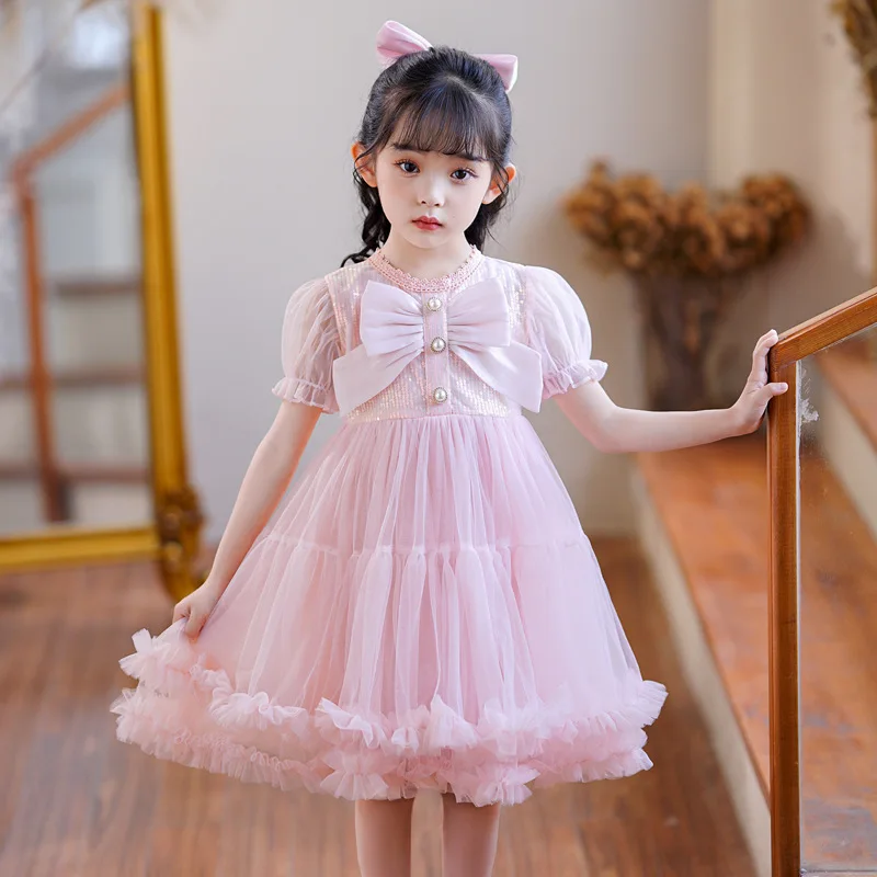 Girls' Summer Dress Stylish Little Girl DresstutuPrincess Dress Children's Day Puff Sleeve Tulle Dress
Girls' Summer Dress Stylish Little Girl DresstutuPrincess Dress Children's Day Puff Sleeve Tulle Dress