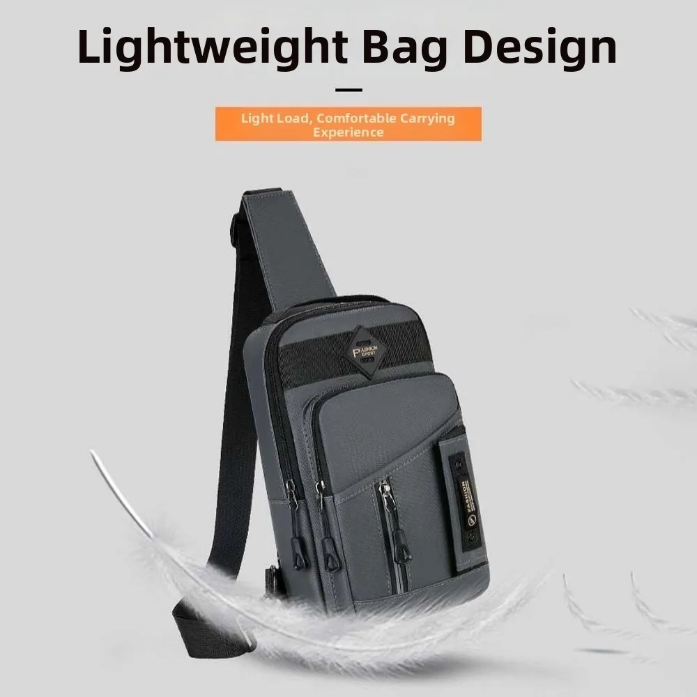 With Reflective Strips Men's Chest Bag Anti-splash Water Multi-functional Handheld Crossbody Pack Adjustable Strap
With Reflective Strips Men's Chest Bag Anti-splash Water Multi-functional Handheld Crossbody Pack Adjustable Strap