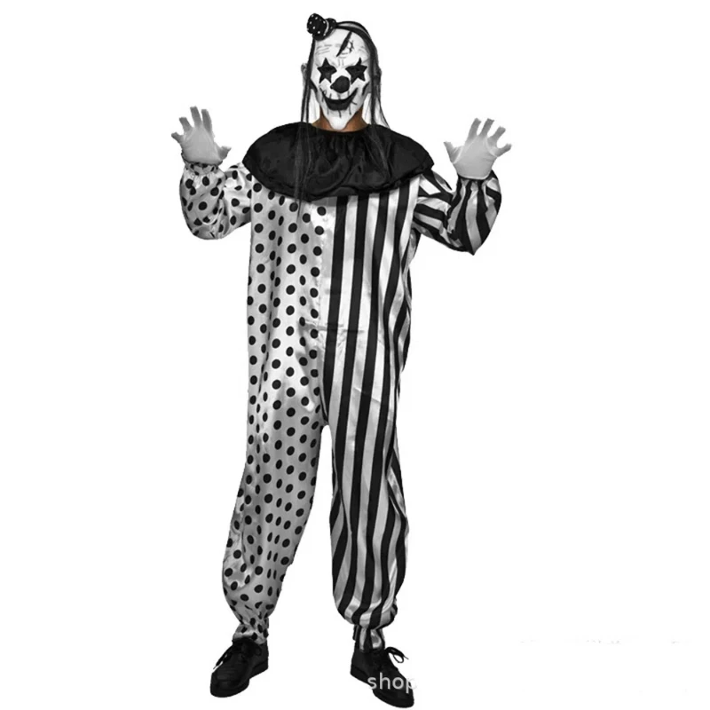 Mysterious Joker Men's Jumpsuit Role Playing Fancy Dress Adult Performance Costume Horror Bloody Murder Joker Costume
Mysterious Joker Men's Jumpsuit Role Playing Fancy Dress Adult Performance Costume Horror Bloody Murder Joker Costume
