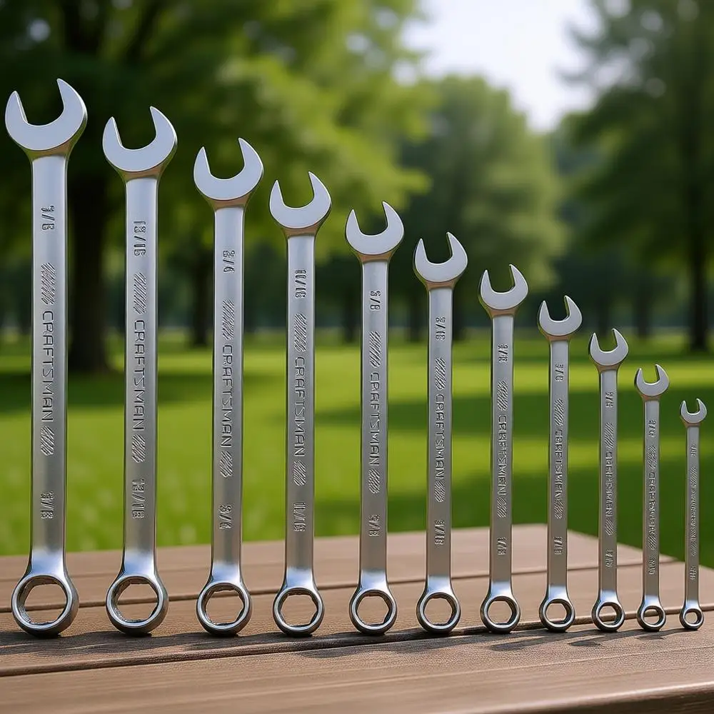 Набор из 11 гаечных ключей SAE с подставкой
Набор из 11 гаечных ключей SAE с подставкой