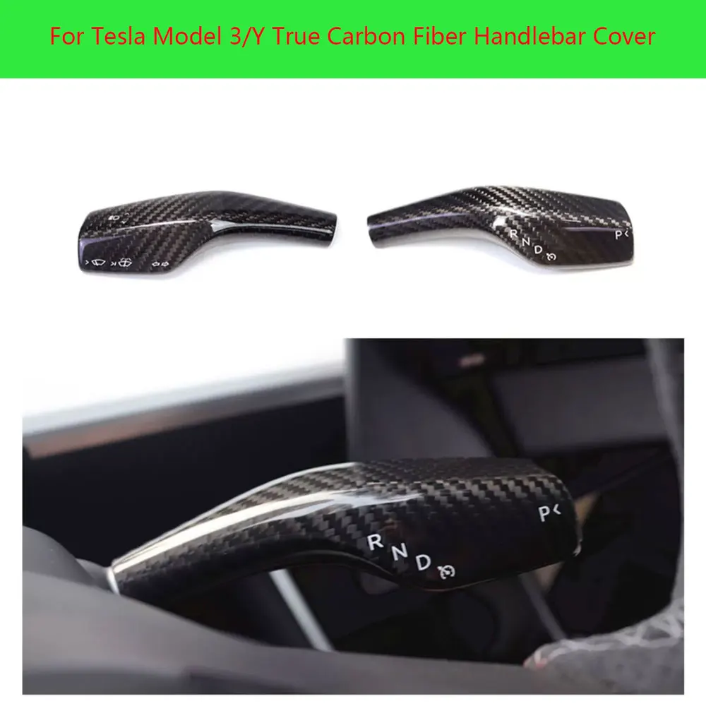 Real carbon fiber steering wheel shift cover for Tesla model 3/Y steering wheel shift cover wiper knob protective cover
Real carbon fiber steering wheel shift cover for Tesla model 3/Y steering wheel shift cover wiper knob protective cover