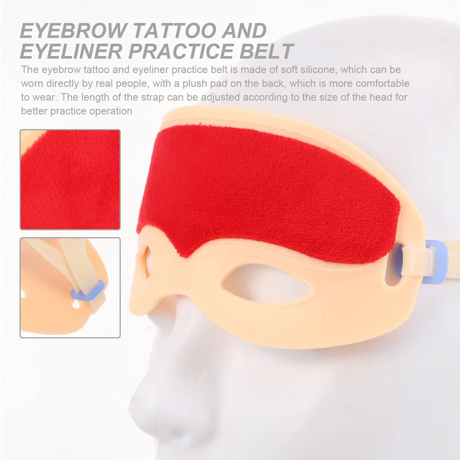 Силиконовая повязка для тренировки бровей с регулируемым ремешком, реалистичная имитация кожи для обучения татуировке и микроблейдингу
Силиконовая повязка для тренировки бровей с регулируемым ремешком, реалистичная имитация кожи для обучения татуировке и микроблейдингу