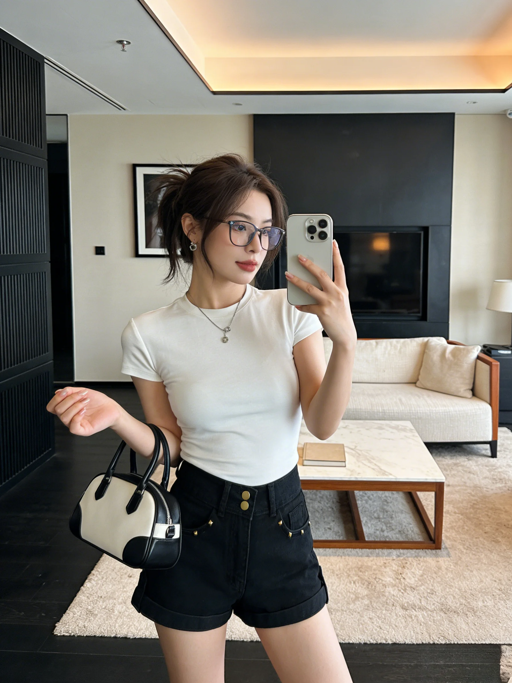 High Waist A-Line Short Jeans Women Summer Double Buckle Slimming Cuffed Spicy Girl Vintage Rivet Denim Shorts Versatile Hot ...
High Waist A-Line Short Jeans Women Summer Double Buckle Slimming Cuffed Spicy Girl Vintage Rivet Denim Shorts Versatile Hot ...