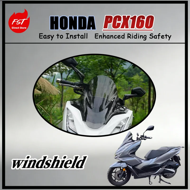 For Honda PCX160 Squid Style Smoked Windshield Sport Upgrade Lightweight Design No Extra Vehicle Burden
For Honda PCX160 Squid Style Smoked Windshield Sport Upgrade Lightweight Design No Extra Vehicle Burden