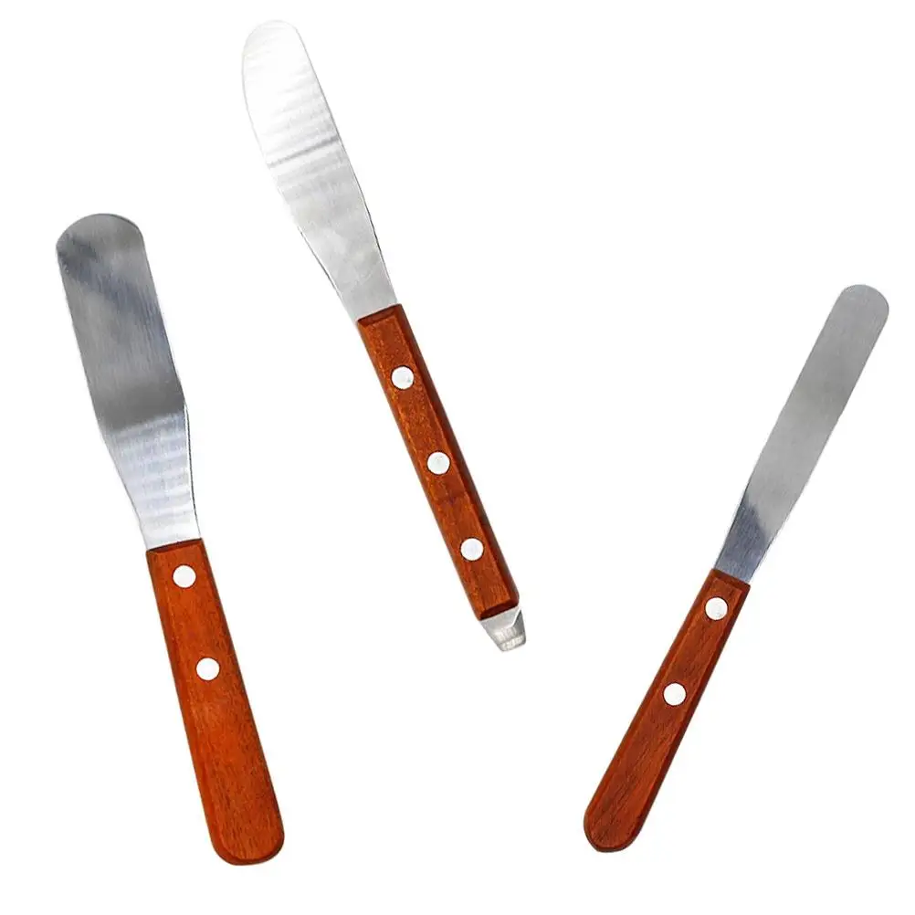 3 Pcs Plaster Spatula Stainless Steel Dental Mixing Tool Wooden Handle Ergonomic Design Safe Secure Teaching Equipment
3 Pcs Plaster Spatula Stainless Steel Dental Mixing Tool Wooden Handle Ergonomic Design Safe Secure Teaching Equipment