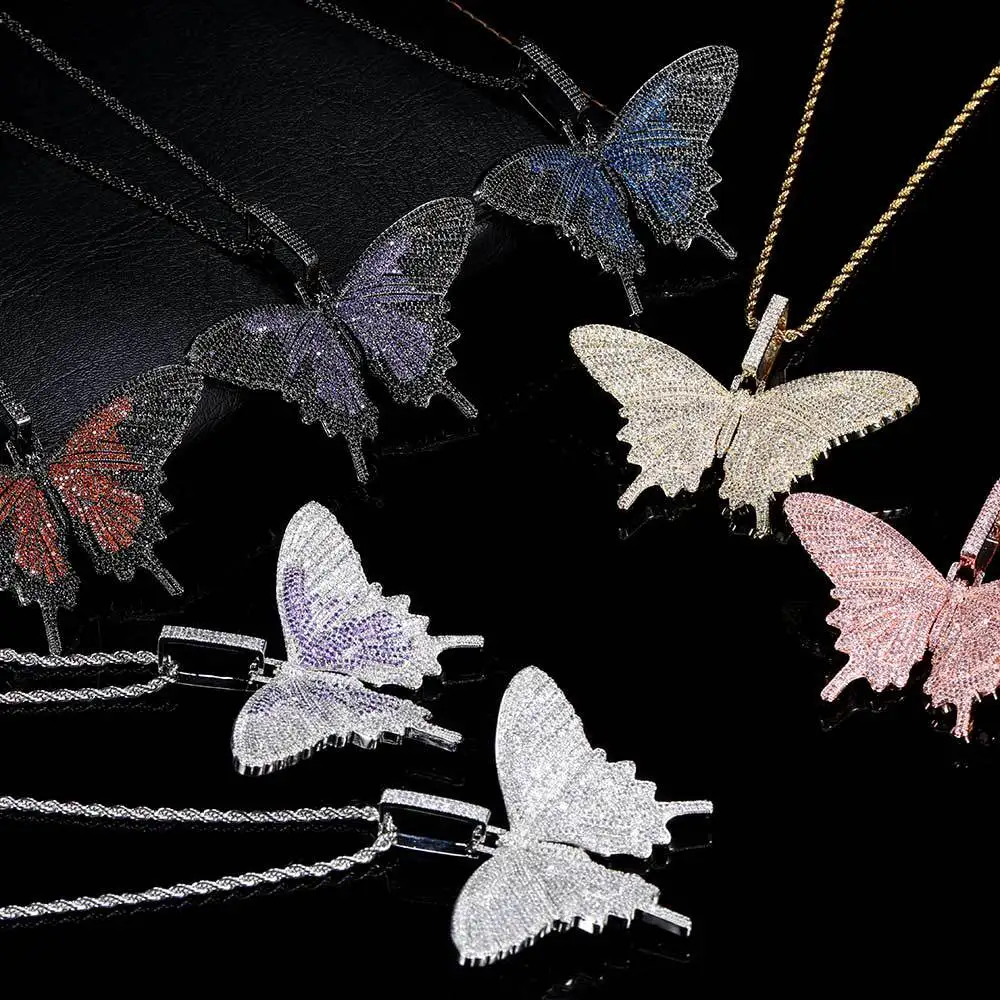 Hiphop Zircon Big Butterfly Pendant Trendy Brand Personalized Women Necklace Accessories Sweater Accessories Necklace Pendant
Hiphop Zircon Big Butterfly Pendant Trendy Brand Personalized Women Necklace Accessories Sweater Accessories Necklace Pendant