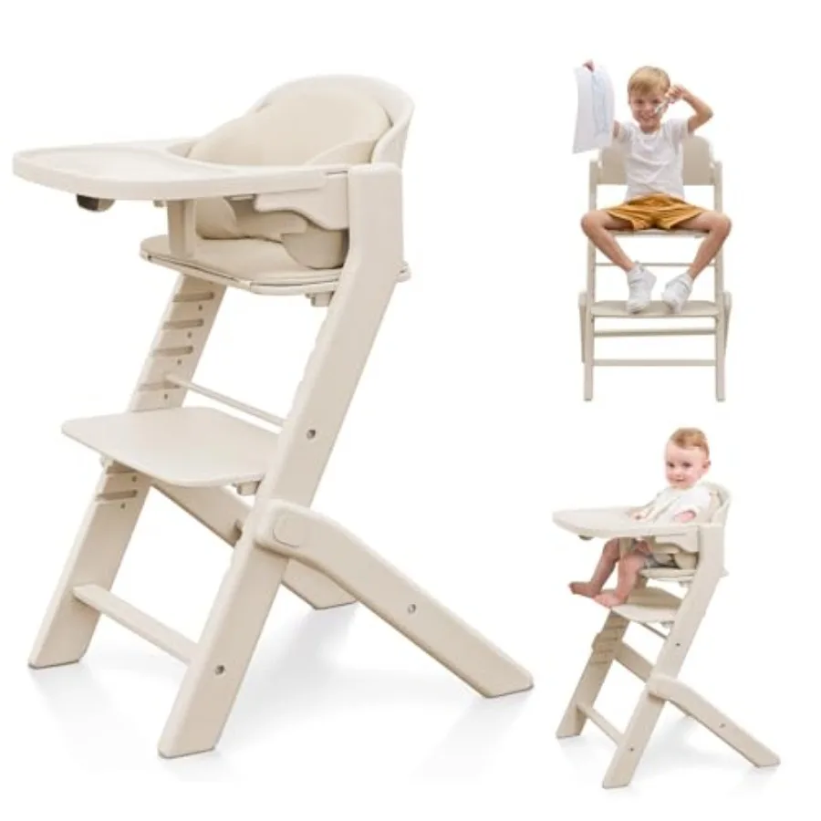 Obee Odee Full-Body Washable Baby High Chair with Soft Cushion, Adjustable for 6 Months to 220 Lb - Multifunctional and Convert
Obee Odee Full-Body Washable Baby High Chair with Soft Cushion, Adjustable for 6 Months to 220 Lb - Multifunctional and Convert