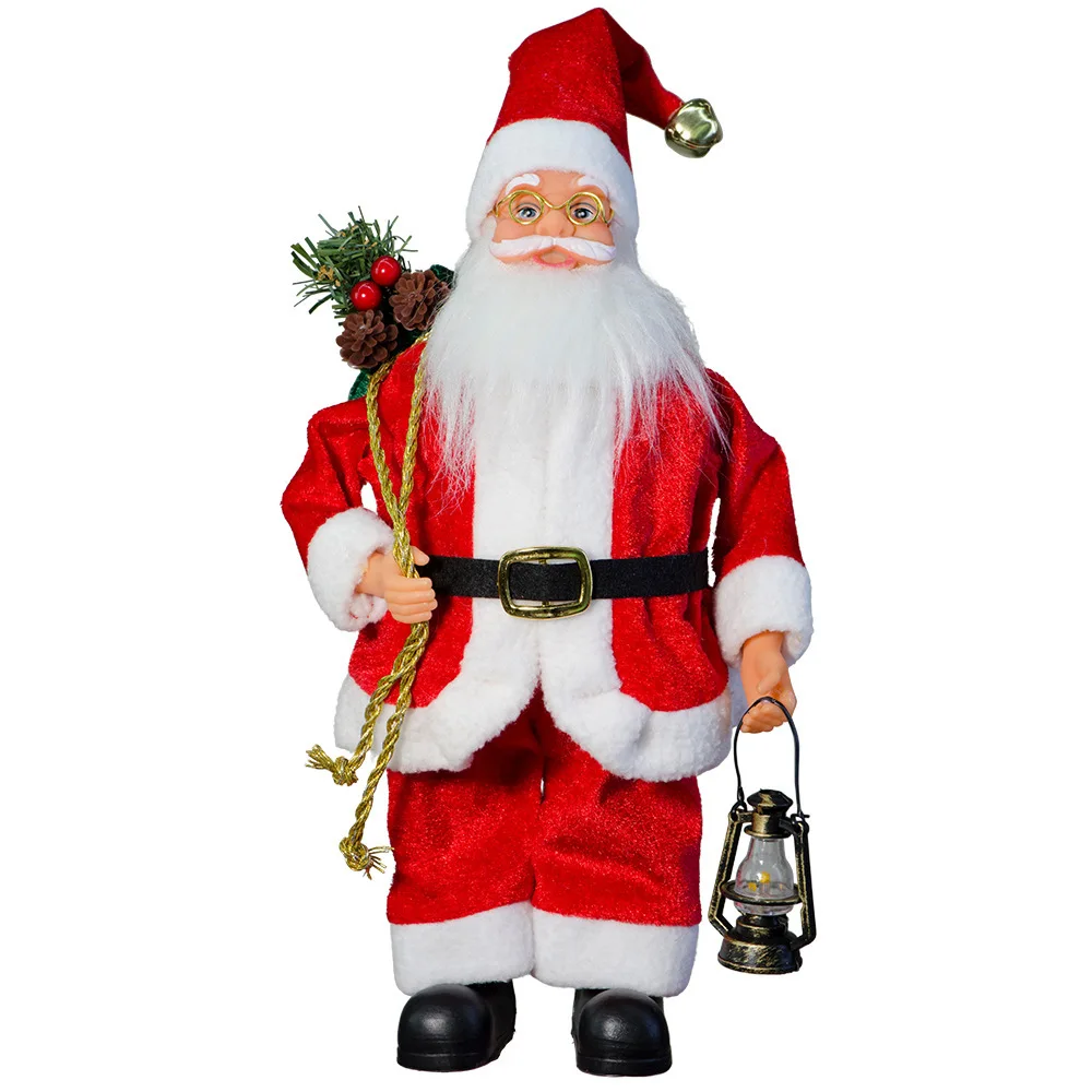 13-inch Standing Santa Claus Doll Figurine Model Figure, Suitable for Christmas Window Decoration Gifts and Collectible Toys
13-inch Standing Santa Claus Doll Figurine Model Figure, Suitable for Christmas Window Decoration Gifts and Collectible Toys