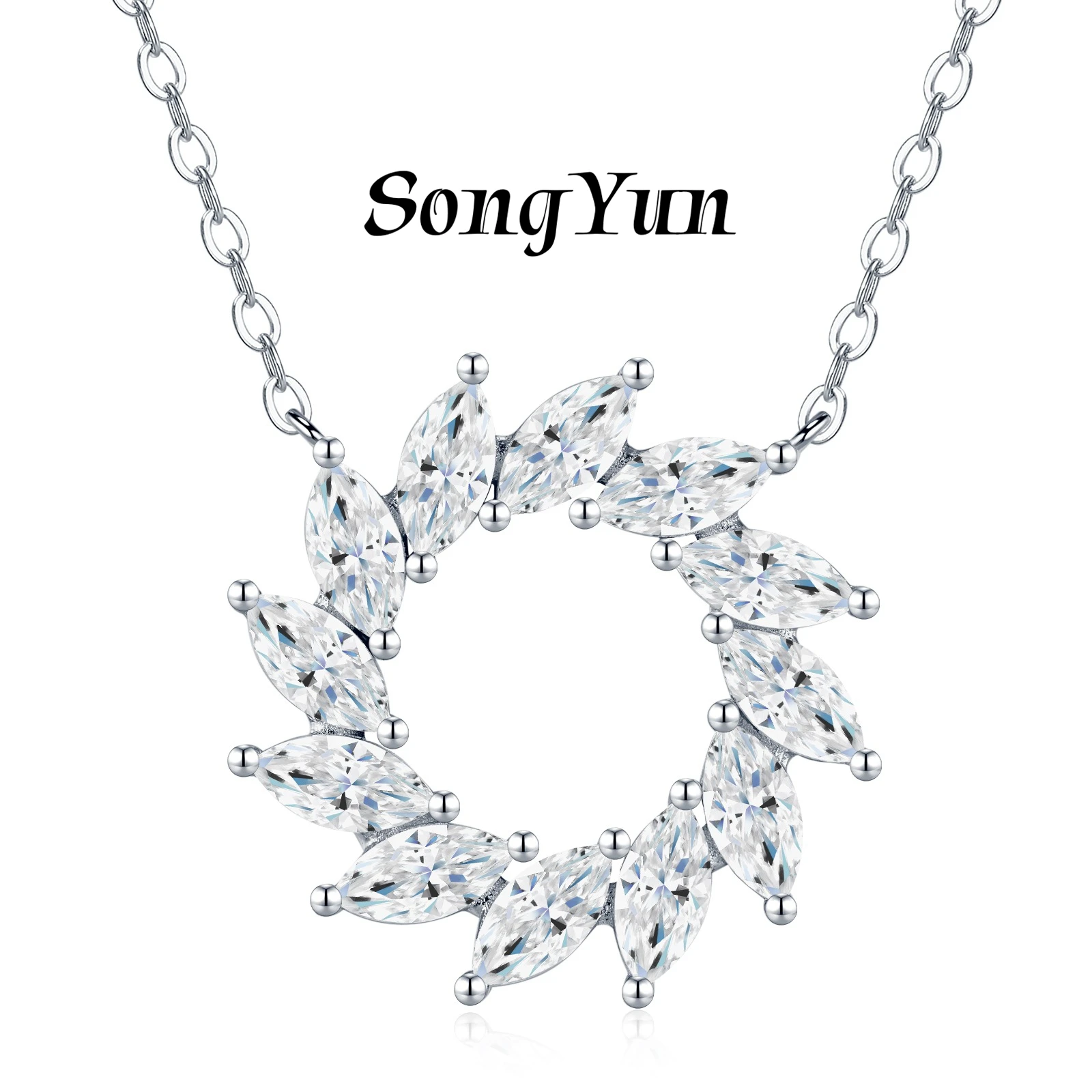 SONGYUN Designer Jewelry 925 Sterling Silver Necklace Moissanite Diamond Lariat Bridal Ladies 18K Gold Plated SYT Patent Pendant
SONGYUN Designer Jewelry 925 Sterling Silver Necklace Moissanite Diamond Lariat Bridal Ladies 18K Gold Plated SYT Patent Pendant