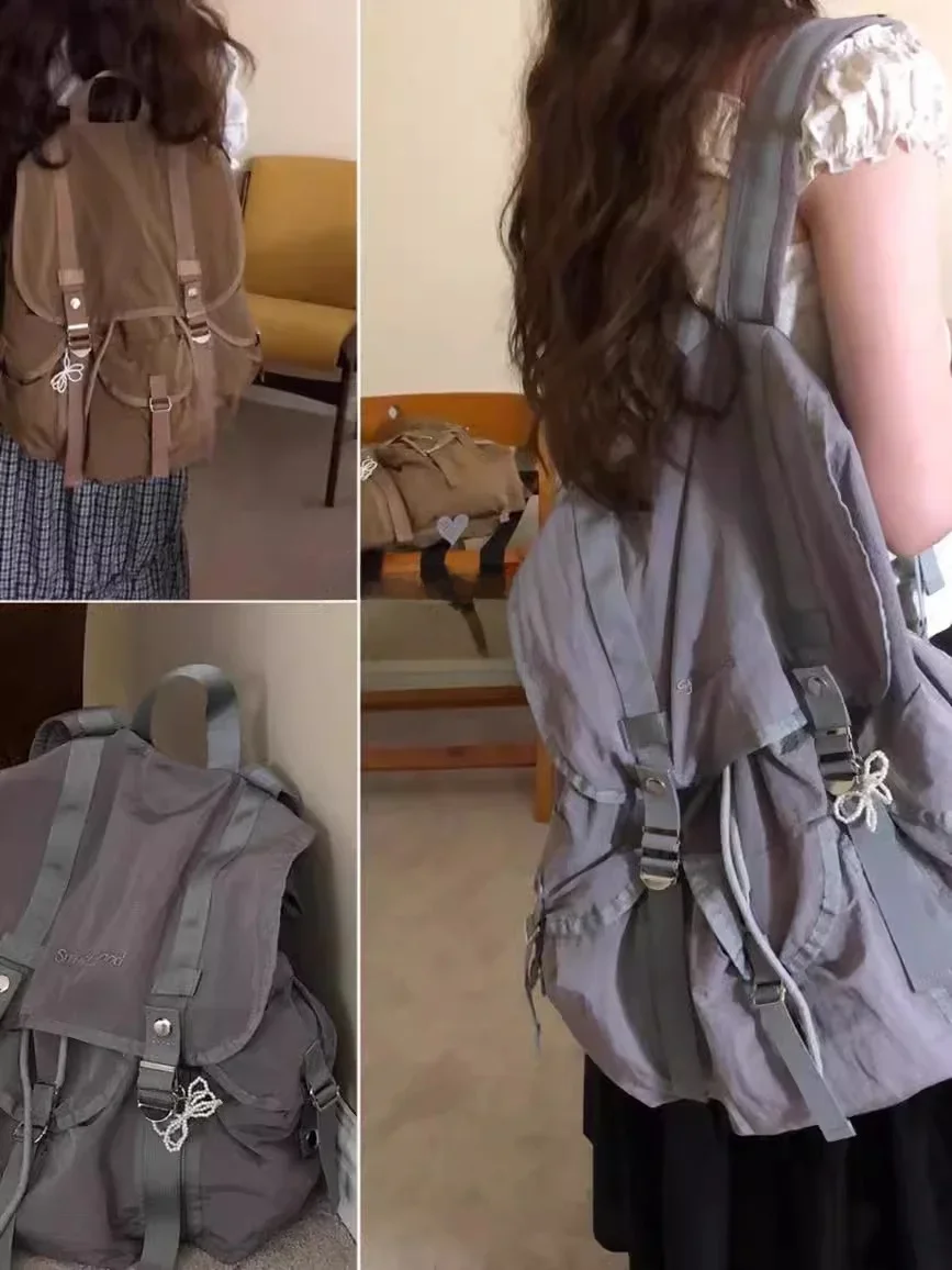South korea Design Smoothmood Leisure Multi-pockets Large Capaci Nylon Lightweight Backpack Women WT308
South korea Design Smoothmood Leisure Multi-pockets Large Capaci Nylon Lightweight Backpack Women WT308