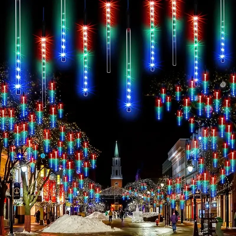 30/50cm 8Tubes Solar Meteor Shower Rain Led Fairy String Lights Street Garlands Christmas Tree Decorations Outdoor Ramadan Decor
30/50cm 8Tubes Solar Meteor Shower Rain Led Fairy String Lights Street Garlands Christmas Tree Decorations Outdoor Ramadan Decor