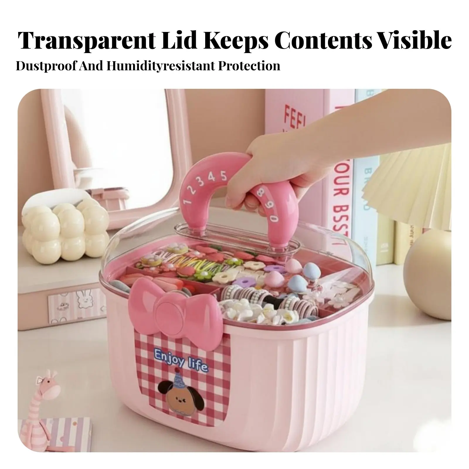 2-Tier Hair quickener Case Large Capacity Accessory Organizer Multi-Compartment Portable with grip for Bedroom
2-Tier Hair quickener Case Large Capacity Accessory Organizer Multi-Compartment Portable with grip for Bedroom