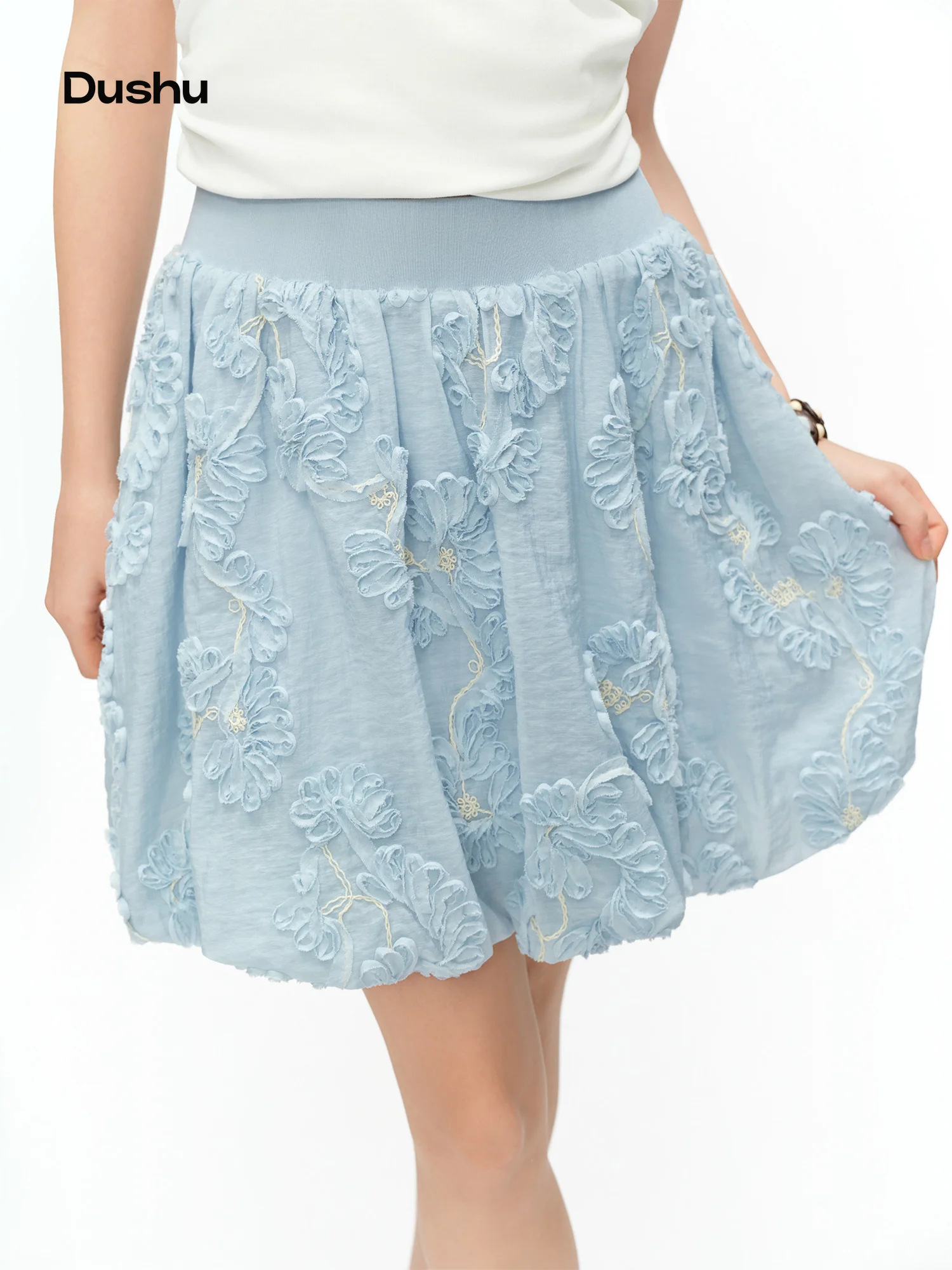 DUSHU Women's 2026 Summer Embroidered Bud Midi Skirt Fresh Textured Slim Fit Casual Skirt Multi Sizes Fit All Body Shapes Skirts
DUSHU Women's 2026 Summer Embroidered Bud Midi Skirt Fresh Textured Slim Fit Casual Skirt Multi Sizes Fit All Body Shapes Skirts