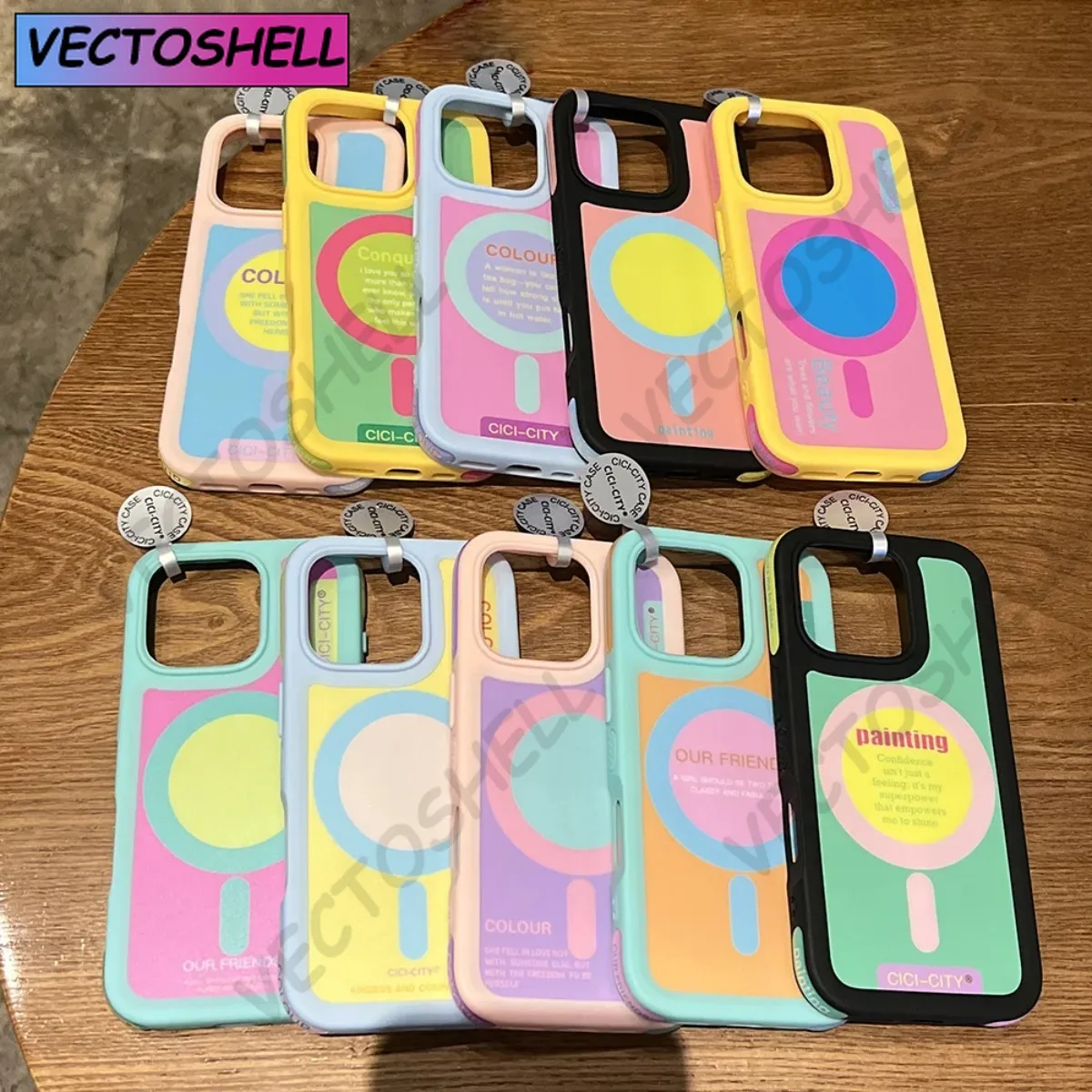 Colorful For Magsafe Magnetic Wireless Charging Phone Case For iPhone 17air 16 15 Pro Max Shockproof Bumper Protective Cover
Colorful For Magsafe Magnetic Wireless Charging Phone Case For iPhone 17air 16 15 Pro Max Shockproof Bumper Protective Cover