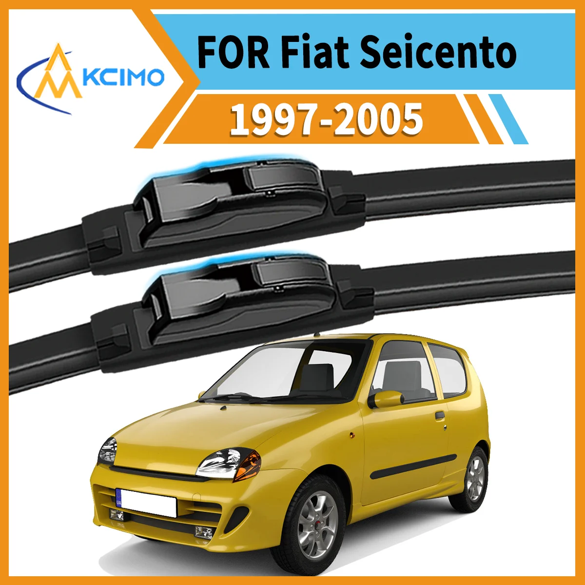 Essential Safety Duo 2 Front Wiper Blades for Fiat Seicento 187 1997-2005 Year-Round Clear Vision & Quiet Smudge-Free Operation
Essential Safety Duo 2 Front Wiper Blades for Fiat Seicento 187 1997-2005 Year-Round Clear Vision & Quiet Smudge-Free Operation