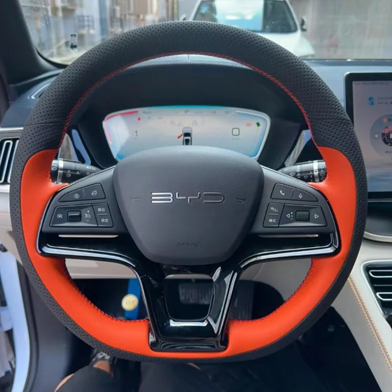 Прошитый вручную из натуральной кожи в спортивном стиле для BYD Song Plus Dmi Song Pro EV Energy 2020-2023
Прошитый вручную из натуральной кожи в спортивном стиле для BYD Song Plus Dmi Song Pro EV Energy 2020-2023