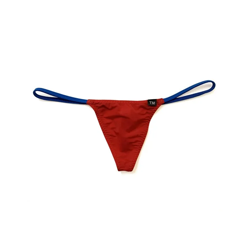 Men's Low Waist Ice Silk Thong Underwear Sexy Contrasting Elastic T-pants Transparent Tight Fit T-pants for Comfortable Support
Men's Low Waist Ice Silk Thong Underwear Sexy Contrasting Elastic T-pants Transparent Tight Fit T-pants for Comfortable Support