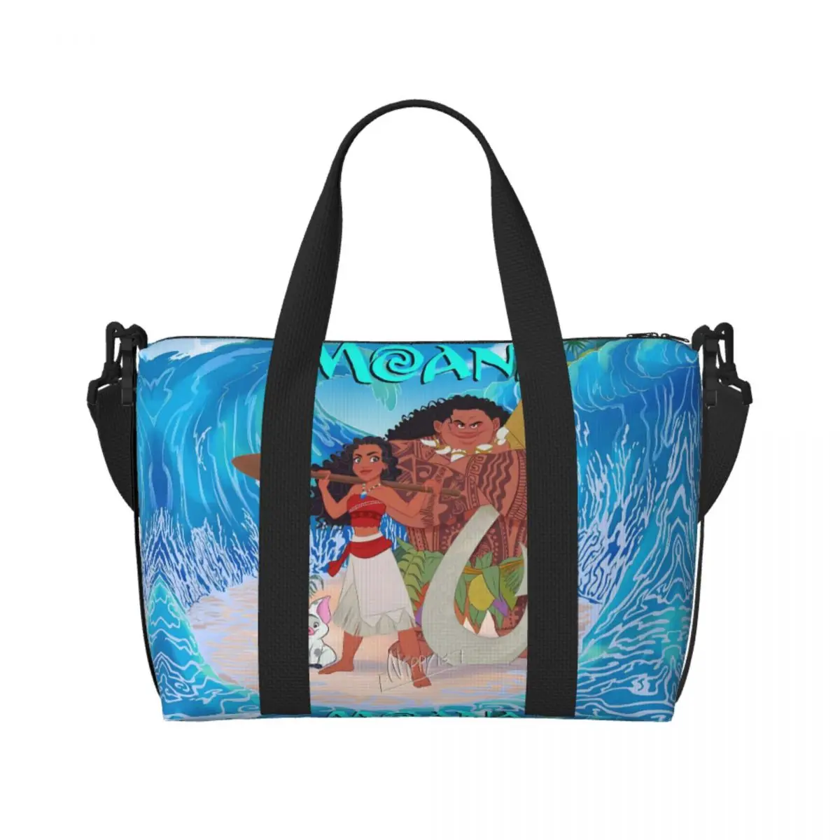 Custom Moana Tote Bag Women Large Capacity Cartoon Anime Graphic Print Gym Beach Travel Bags
Custom Moana Tote Bag Women Large Capacity Cartoon Anime Graphic Print Gym Beach Travel Bags