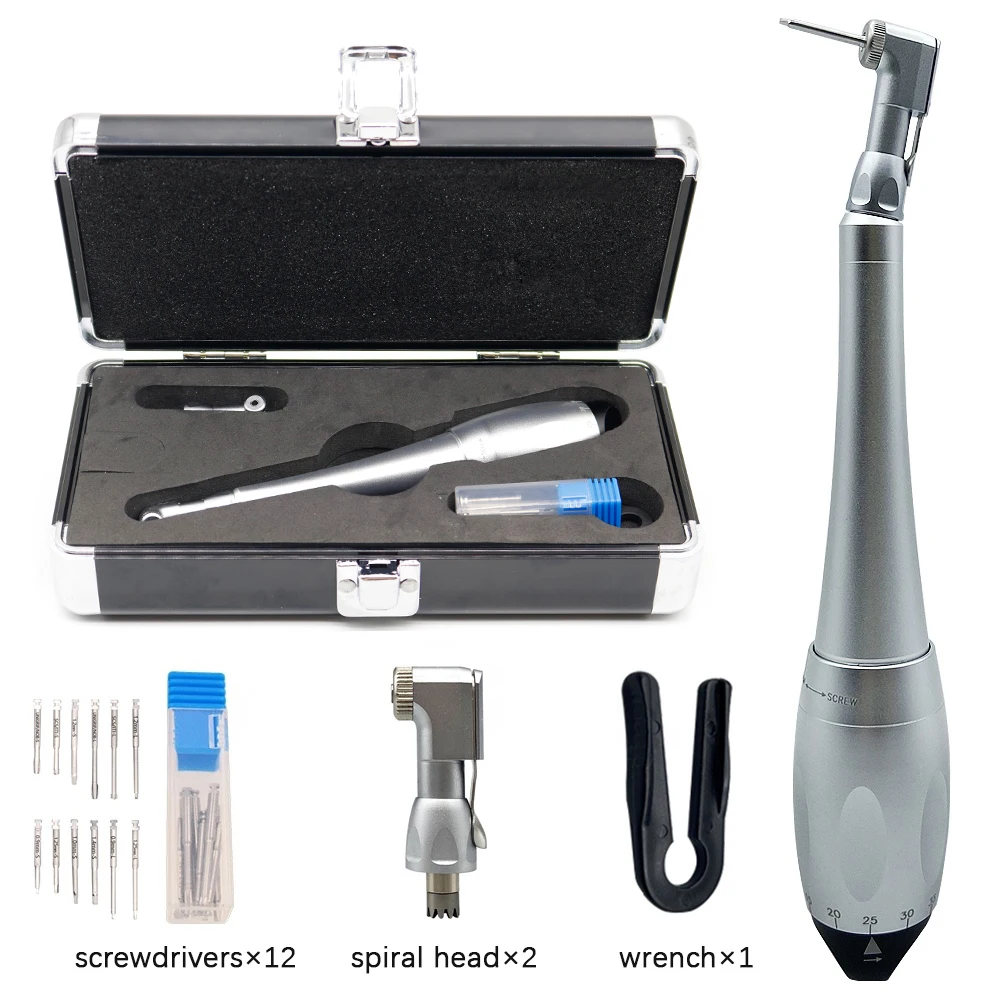 Dental Latch Head Type Handpiece Driver Universal Implant Torque Control Wrench
Dental Latch Head Type Handpiece Driver Universal Implant Torque Control Wrench